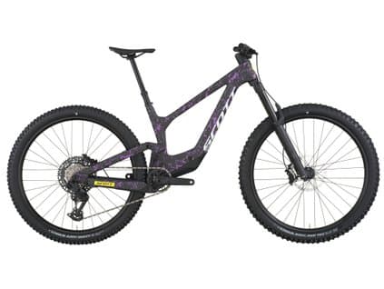 Celoodpružený horský bicykel Scott Ransom 920 Carbon Black/crackle Purple 2026