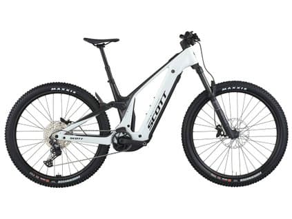 Celoodpružený horský elektrobike Scott Patron 920 Carbon Black/pastel White 2026