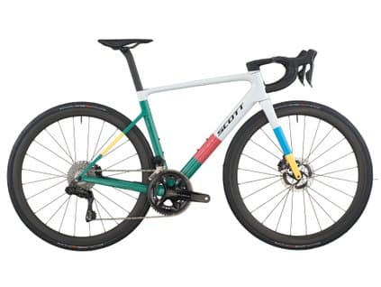 Cestný bicykel Scott Addict RC PRO Beluga Grey/seashore Green 2026