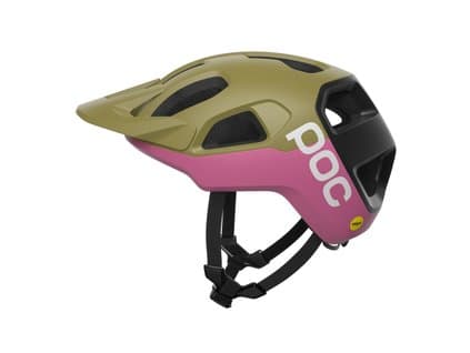 Cyklistická prilba POC Cularis Olivine Green Matt/Thulite Pink Matt