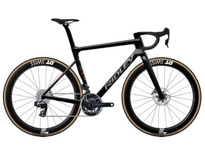 Cestný bicykel Ridley FALCN RS Ultegra Di2 Black/Silver Neon 2026