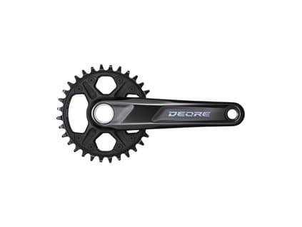 Kľuky Deore M6100 175Mm 32Z 12K Boost Čierny Dvojdielny Bez Ložísk