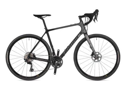 Gravel bicykel Author Guru 2023/24 Matná Čierna/Strieborná