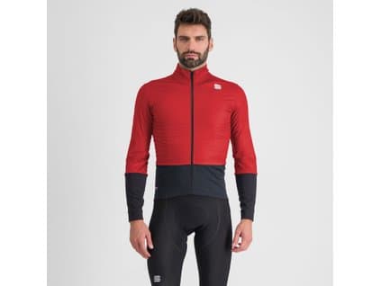 Sportful Total Comfort Zimná Bunda Tmavočervená/Čierna