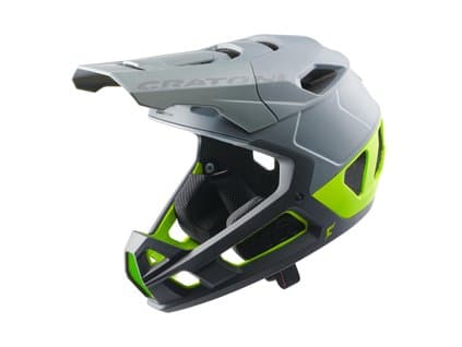 Prilba Cratoni Interceptor 2.0 Grey/Lime Matt