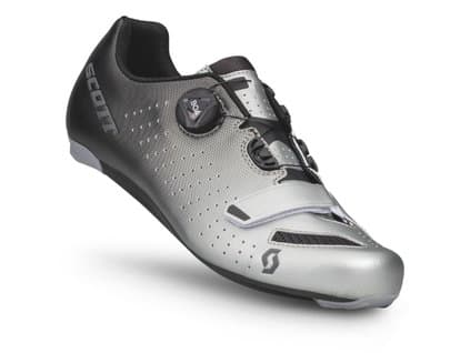 Cestné tretry Scott Road Comp Boa Black Fade/Metallic Silver