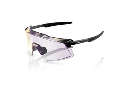 Fotochromatické cyklistické okuliare 100% Aerocraft Gloss Black/Purple Mirror Photochromic Lens