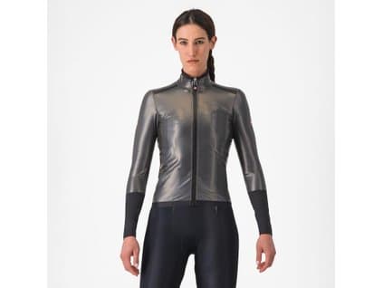 Dámska bunda do dažďa na bicykel Castelli Gabba R W Čierna