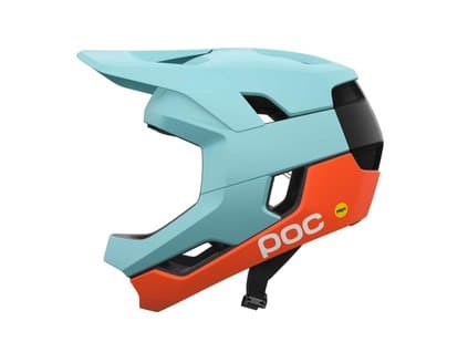 Prilba na bike POC Otocon Race MIPS Indicolite Blue Matt/Carnelian Orange Matt