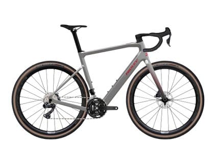 Gravel elektrobicykel Ridley E-GRIFN GRX600 Battleship Grey Metallic/Candy Red Metallic 2026