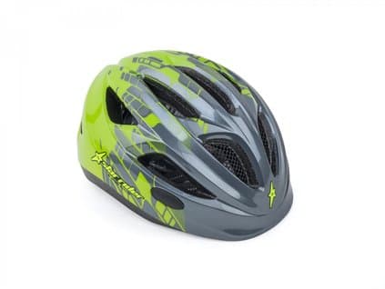 Prilba Star Rider Inmold 211 Šedá/Ńeón Zelená
