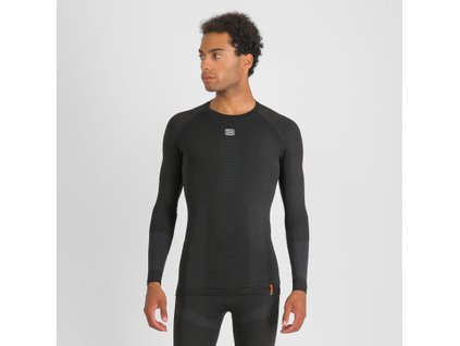 Sportful 2Nd Skin Tričko, Dlhý Rukáv Čierne