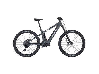 Celoodpružený horský elektrobike Scott Strike eRide 930 Black 2025