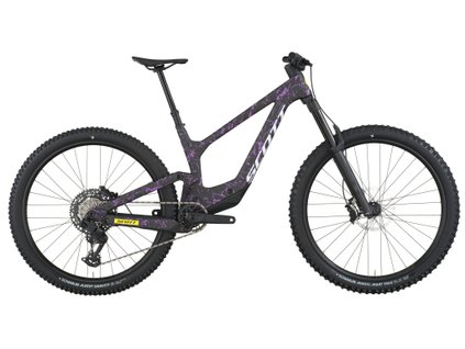 Celoodpružený horský bicykel Scott Ransom 920 Carbon Black/crackle Purple 2026