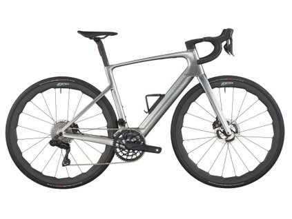 Cestný elektrobicykel Scott Fastlane Premium Chrome Silver 2026