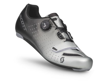 Cestné tretry Scott Road Comp Boa Black Fade/Metallic Silver