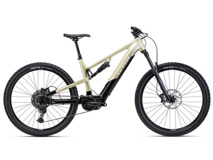 Celoodpružený horský elektrobike CTM Rezist Comp Čierna/Svetlá Zlatá 2026