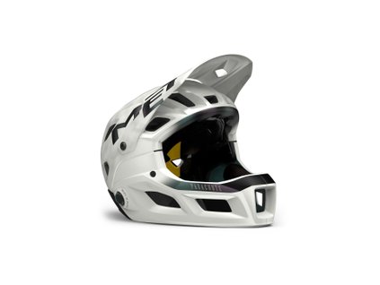 Mtb prilba MET Parachute Mcr MIPS Biela iridescent 2026