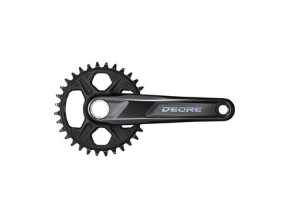 Kľuky Deore M6100 175Mm 32Z 12K Boost Čierny Dvojdielny Bez Ložísk